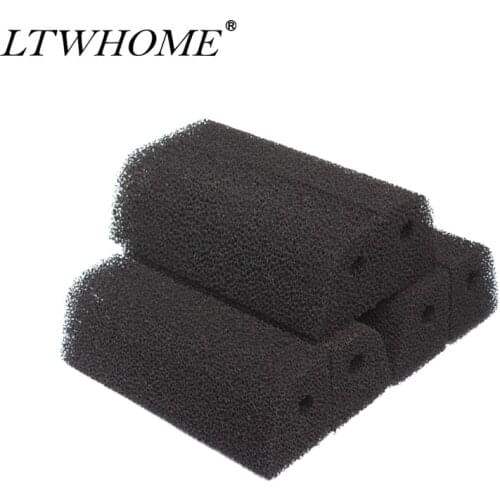 LTWHOME Design Aquarium Active Carbon Sponges Compatible with Ferplast Bluclear 05 Sponges Fit for Bluwave Internal Filter