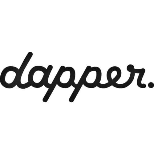 JDM Dapper. Car Sticker Vinyl Car Decal Waterproof Stickers on Car Truck Bumper Rear Window No Background
