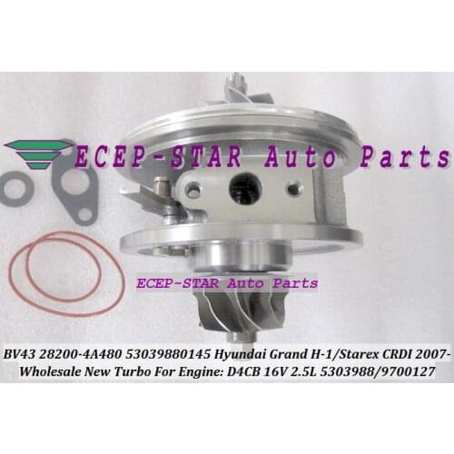 Turbo CHRA Cartridge BV43 28200-4A480 53039880145 53039700145 For HYUNDAI H-1 Cargo Travel Grand Starex CRDI 2007 D4CB 16V 2.5L