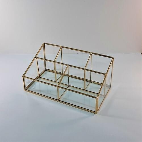 Noya Box & Terrarium 5 Compartments Makeup Organizer