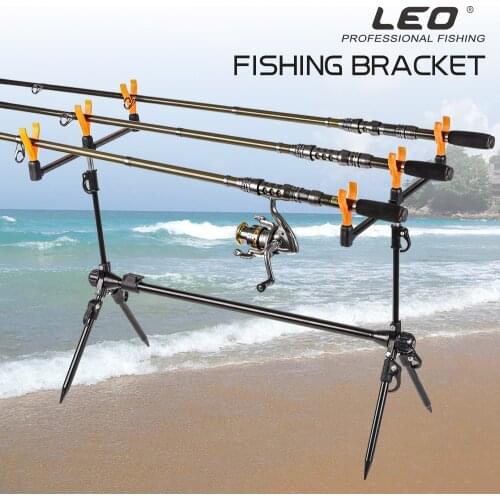 Fishing Rod Bracket Adjustable Carp Fishing Rod Pod Stand Fishing Pole Pod Holder Retractable Fishing Tackle Fishing Accessory