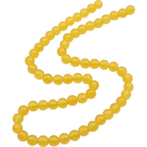 Jewelry Making Natural Stone Jades Round Loose Bead 15" Strand 6MM Spaces Factory Price Crystal Beads for DIY Accessories 15"B17