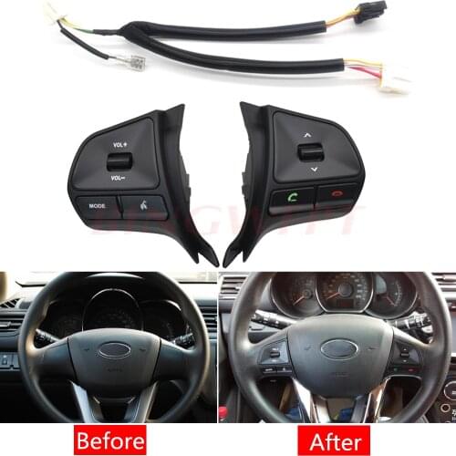 BINGWFPT for KIA RIO k2 2012-2014 multifunctional steering wheel control button, Audio ,channel and bluetooth control button