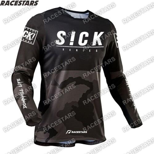 Motorcycle Gear Mountain Team Downhill Jersey Cycling Jersey Mountain Bike Cross Country DH MX MTB Bike Wear Motorcycle Shirt