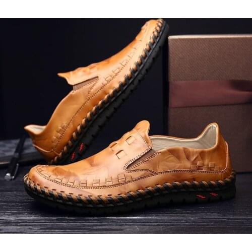 New Spring and Autumn Mens Classic British Style Personality Comfortable High Quality Outdoor Casual Shoes Large Size 46