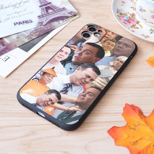 For iPhone Boyle Collage Print Soft Matt Apple iPhone Case