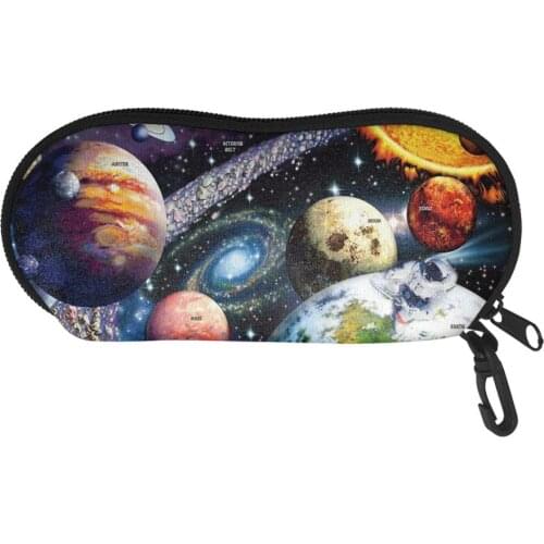 2020 New Portable Sunglasses Protector Galaxy Star Space Printed Travel Glasses Case Glasses Carry Bags Unisex