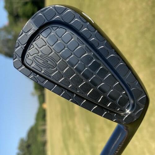 New golf irons Black Zodia irons set (4 5 6 7 8 9 P ) with Stiff steel shaft golf clubs