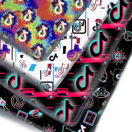 Half Yard Logo Pint Polyester Cotton Material Patchwork Sewing Quilting Fabrics Quilting Needlework DIY Cloth