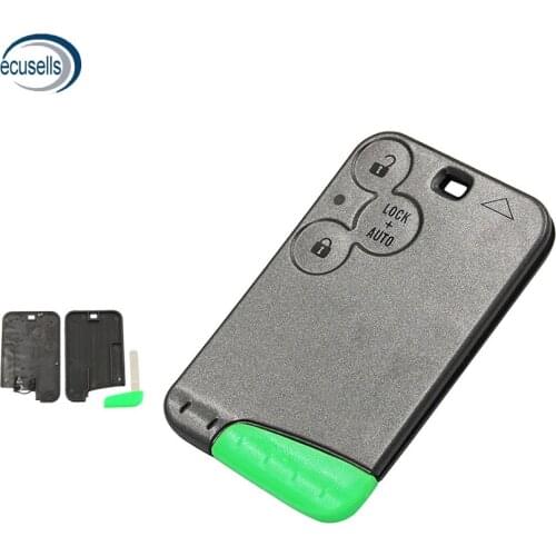SALE ! 3 Button for Renault Laguna Remote key Replacement Card Case Shell