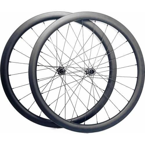 Carbon disc wheel 700c Asymmetry 50x26mm tubular road disc wheel bicycle carbon wheels NOVATEC 100x12 142x12 Center lock 1410g