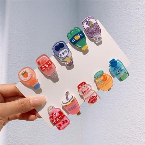 Cute Cartoon Hair Pins Baby Girls Hair Accessoreis Hair Clips Hair Grips Barrettes Kids Daily Hair Styling Tools Hairpin