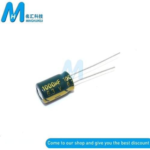 20PCS Electrolytic Capacitor 1000UF 6.3V Aluminium Electrolytic Capacitor 6.3V 1000UF 8*12mm Electrolytic Capacitor 1000UF 6.3V