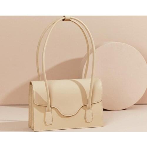 2020 Spring New 100% Genuine Leatherluxur Womens Bag Shoulder Handbag Envelope Bag Fashionable Wild Large Capacity Underarm bag