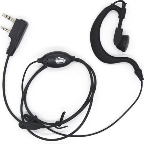 5pcs Ptt Mic Headphone Walkie Talkie Earpiece Baofeng Headset for UV-5R UV-5RE UV-6R BF-888S Ksun Kenwood CB Two Way Radio Parts