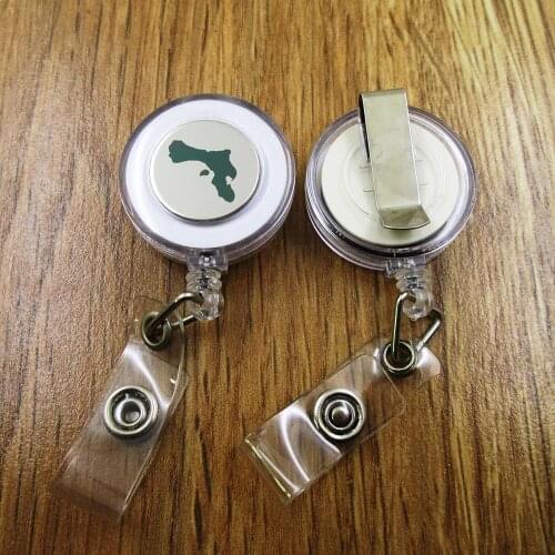 Bonaire ID Badge Reel for Docter Nurse Teacher Student retractable recoil id badge holder work fun
