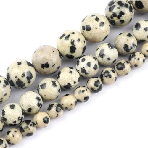 Wholesale Yellow Spotted Jasper Faceted Beads Natural Round Loose Beads for DIY Jewelry Making Bracelet Necklace Accessories New