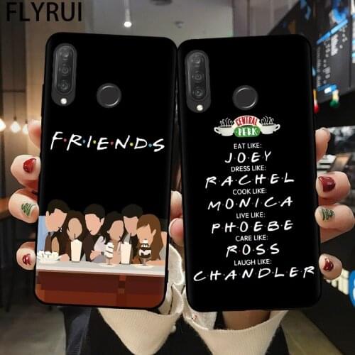Central Perk Coffee friend tv show how you doin Case for Huawei P10 P20 P30 P40 Lite E Pro Cover Soft silicone Phone Cases Coque