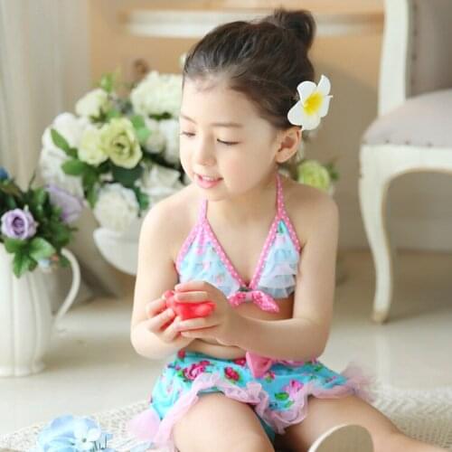 Flower fairy bikini children swimsuit girl split skirt baby baby infant bathing suit