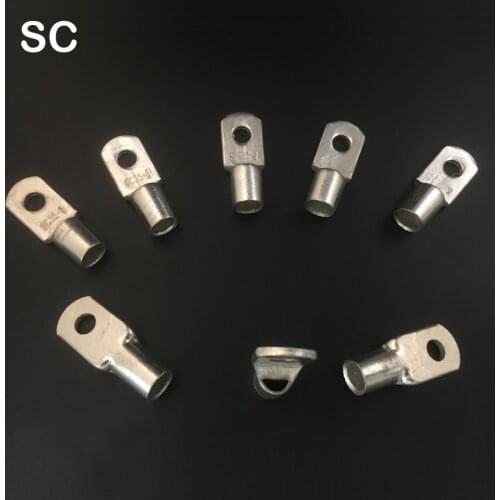 SC70-8 SC70-10 SC70-12 Tin Plated Copper 8mm 10mm 12mm Bolt Hole 70mm2 Cable Wire Cable Lug Battery Connector Crimp Terminal