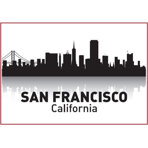 California San Francisco Skyline Souvenir Fridge Magnets 20273