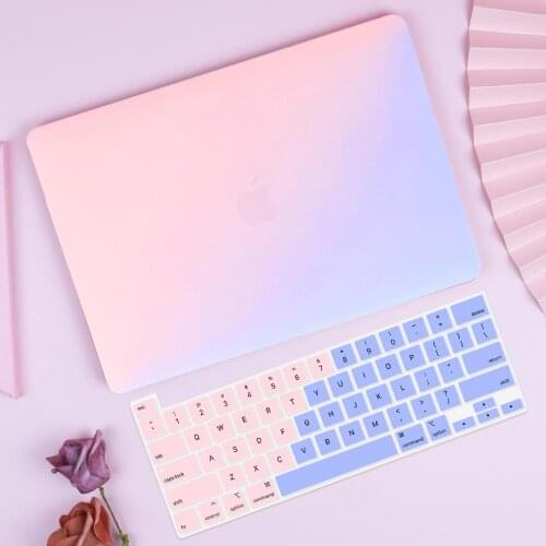 Gradient Matte Plastic Hard Case for 2020 MacBook Air Pro 13 16 inch M1 A2338 A2337 A2289 A2179 A2141 Retina 12 13 15inch Cover