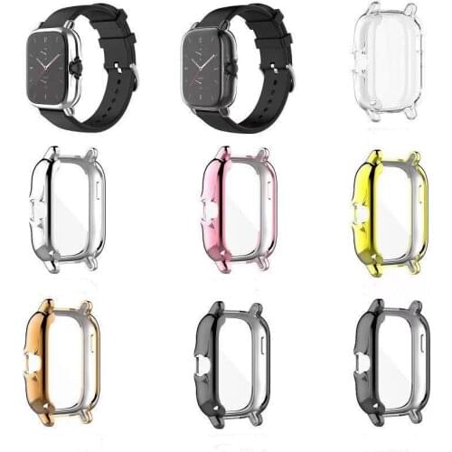 Case For Xiaomi Huami Amazfit GTS 2 cover bumper Accessories Protector Full coverage silicone Screen Protection