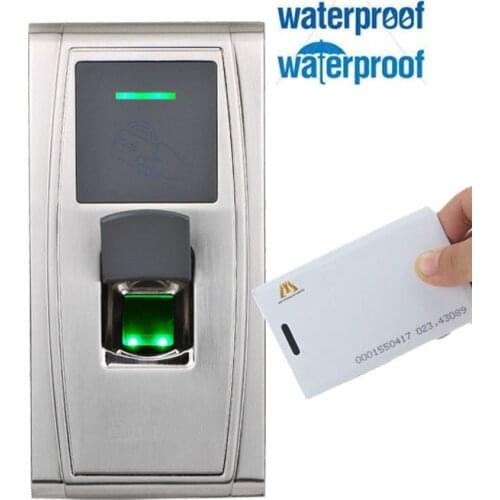 ZK MA300 IP65 Waterproof Biometric Fingerprint Access Control And Time Attendance TCP/IP RFID Card Door Access Control System