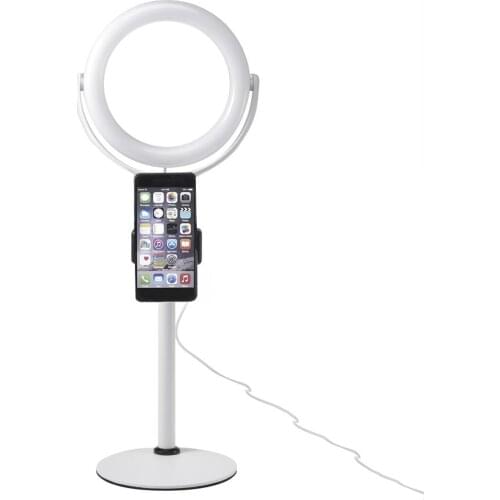 LED Ring Light 8" With 40CM Light Base & Phone Holder For Dimmable Makeup Selfie Ring Light,Live Streaming,Portrait,Table Lamp