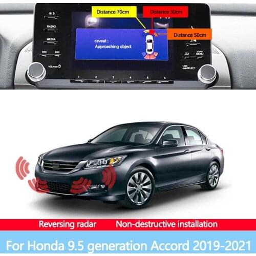 Built-in Installation Front Rear Radar Sound Alarms Car Reversing Images Suitable For Honda 9.5 Generation Accord 2019-2021