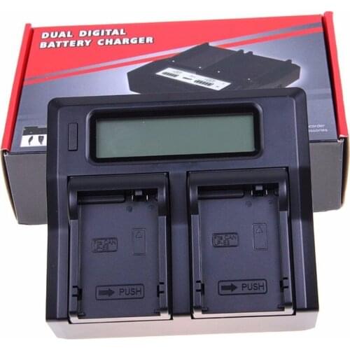 LP-E8 LCD Dual Fast Battery Charger for Canon EOS 550D,600D,650D,700D,Rebel T2i,Rebel T3i,Rebel T4i,Rebel T5i Batteries Charger