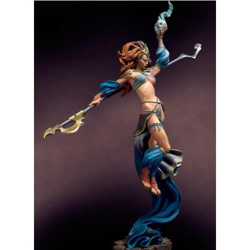 1/32 54mm ancient fantasy Healing Light girl 54mm toy Resin Model Miniature resin figure Unassembly Unpainted