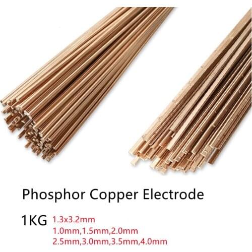 1KG Brass Welding Rod Phosphorus Copper Electrode Welding Wire Soldering Rod No Need Solder Powder Welding Rods
