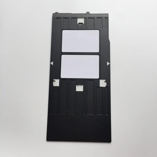 100pcs Blank Inkjet PVC Card Membership Card + 1pc ID Card Tray for Epson Inkjet Printers R200 R210 R220 R230 R300 R310