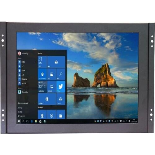 12 inch 4:3 open frame industrial monitor 1024*768 with VGA HDMI USB and speakers