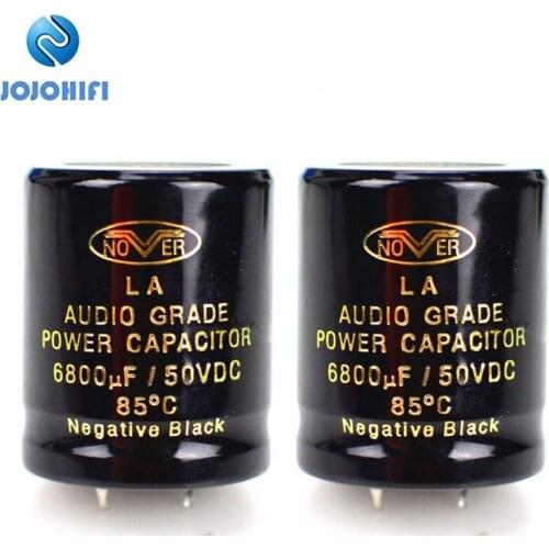 2pcs Nover 6800uF 50V 30mmx35mm HIFI HI-FI Fever Golding AUDIO Electrolytic Capacitor