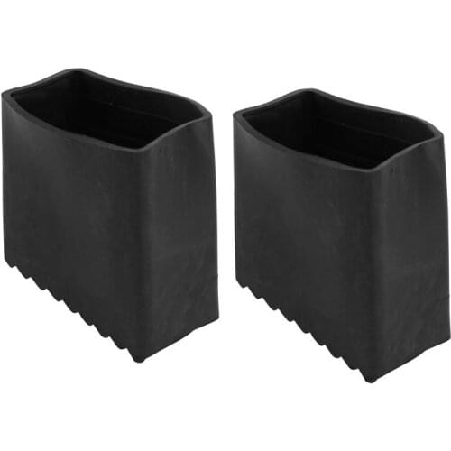 2Pcs Non-Slip Pads Ladder Feet Covers Insulated Ladder Foot Covers Safe Ladder Foot Pads Ladder Tools (Black, Random Pattern)