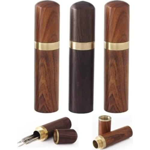 3 Pcs Sewing Needles Holder Storage Case,Versatile Wooden Needle Case, Sewing Needles Holder Case Wood Box Hand Crafts