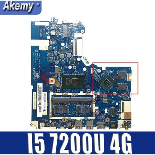 Akemy DG421 GD521 DG721 NM-B242 For Lenovo 320-15ISK 520-15ISK Notebook Motherboard CPU I5 7200U DDR4 4G RAM 100% Test Work