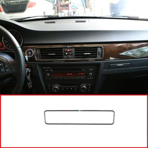 For BMW 3 Series E90 E92 2012 Year Carbon Fiber Car Central Control CD Air Conditioning Panel Accessories