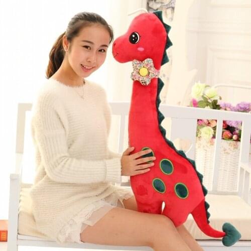 Large 100cm cartoon dinosaur plush toy soft doll hug pillow Christmas gift b1877