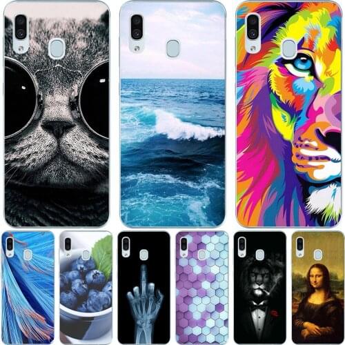 For Samsung Galaxy A30 A30S A40 A40S 2019 Cases Silicone Soft TPU Back Cover Protective Cute Fundas Luxury Coque Bags