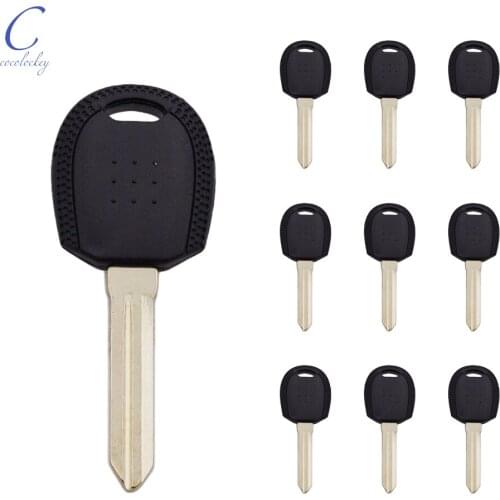 Cocolockey Car Transponder Key Shell Fob Uncut Blade Fit For KIA Transponder Chip Keys Replacement Ignition No Chip 10pcs/lots