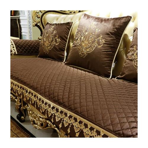 European-style non-slip sofa cushion, winter luxury four seasons universal living room American cushion