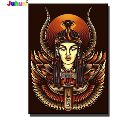 DIY Diamond Painting Vintage Cleopatra Queen Full Square Round Diamond Embroidery Portrait Cross Stitch sets Mosaic Handmade ART