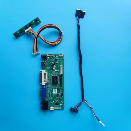 DVI VGA LED LCD Controller board Kit diy for 12.1" HSD121PHW1-A03/A01/A00/B00/HSD121PHW2-A00 1366*768 panel Screen monitor card