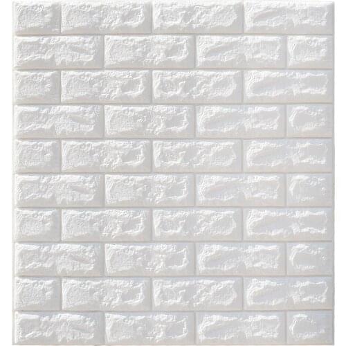 Environmentally friendly brick pattern 3d solid wall stickers Kindergarten XPE living room collision self-adhesive wall skirt Wa