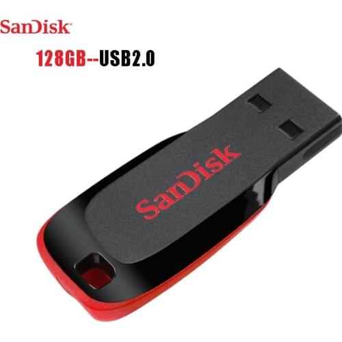 Sandisk 100% Original usb 2.0 mini usb flash drive usb stick usb memory stick flash disk 128GB Free lanyard