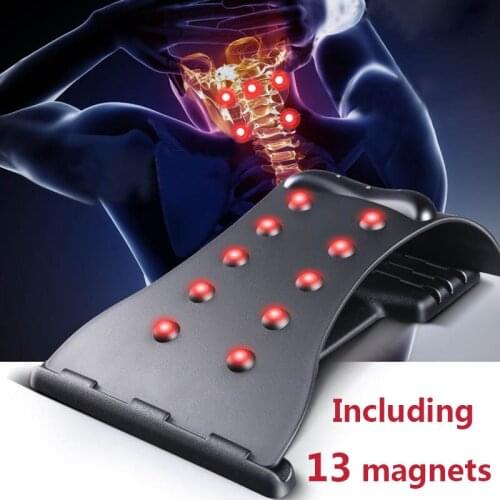 Magnetic Back Stretching Neck Massage Cervical traction Pain Relief Accupressure Magic Stretcher Fitness Equipment Stretch Relax