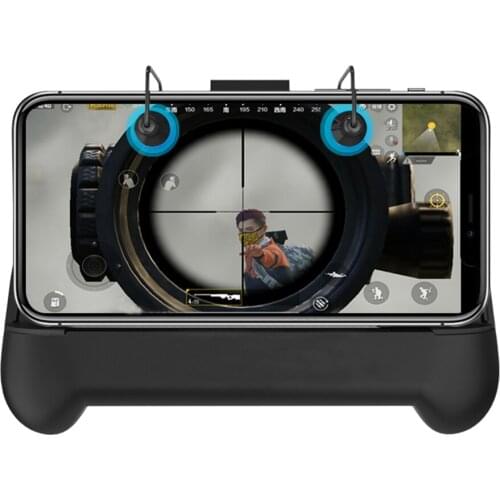 Mobile Game Fire Button Aim Key Smart phone Mobile Gaming Trigger Shooter Controller Integrated Handle with Cooling Fan